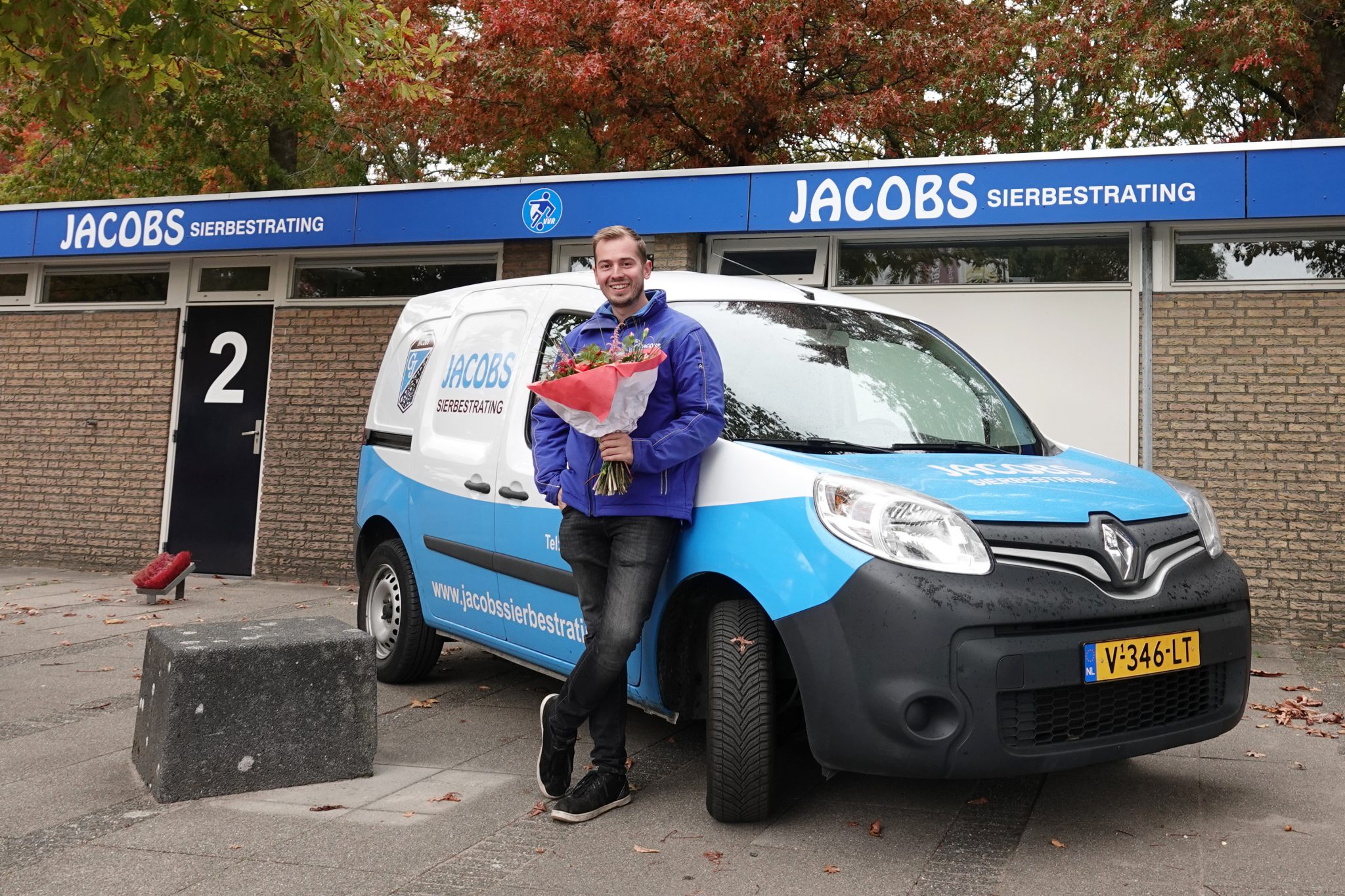 Jacobs Sierbestrating accomodatiesponsor voetbalseizoen 25/26